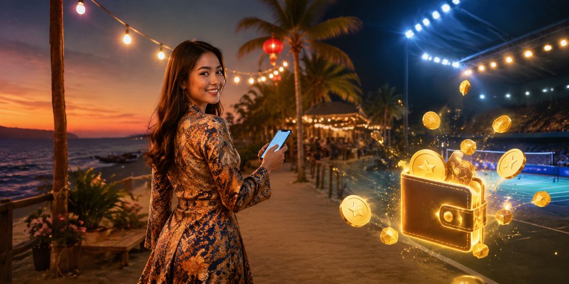 Pembayaran deposit untuk permainan jackpot di Malaysia dengan motif batik